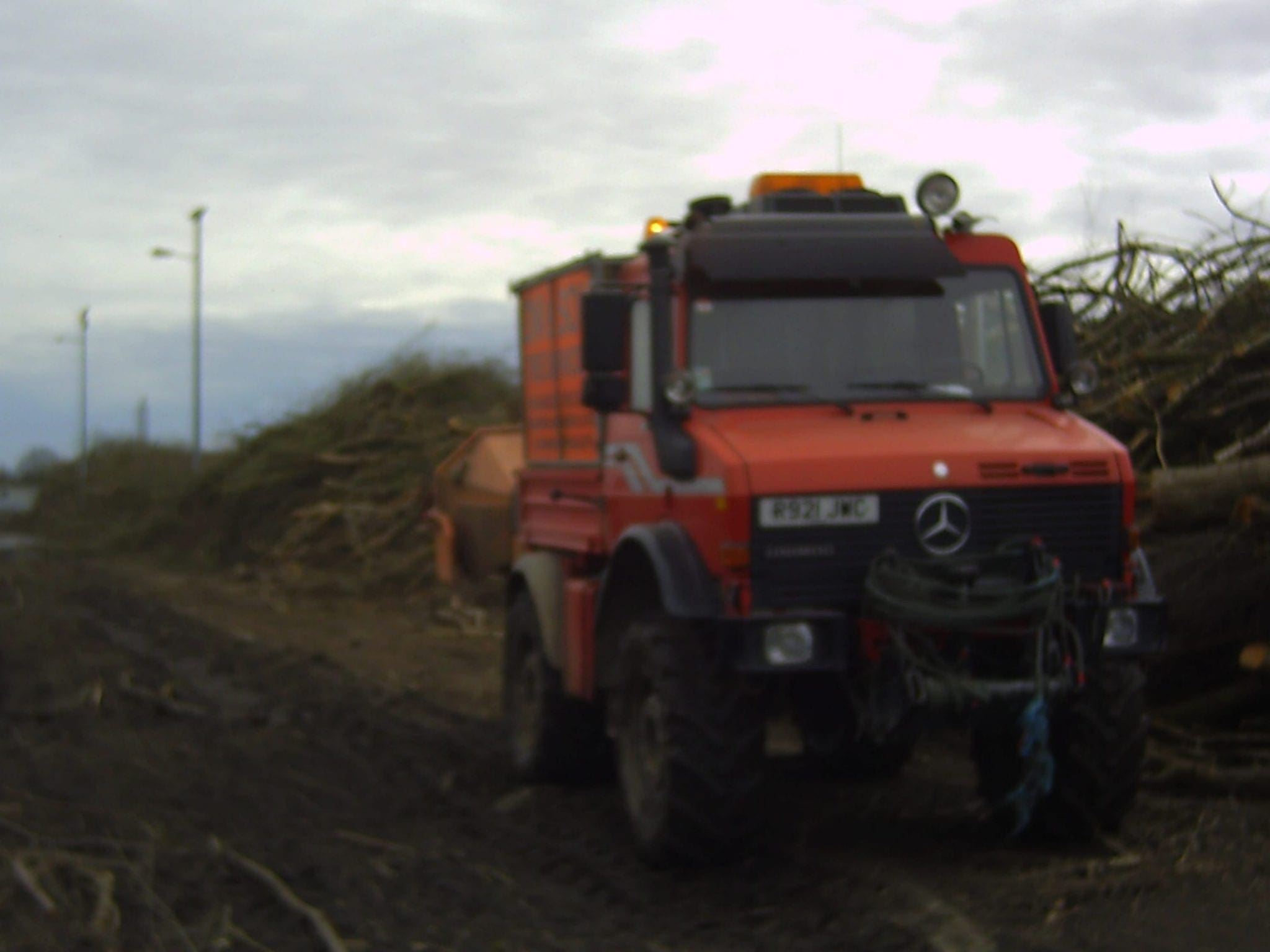 Unimog on tree clearence job Unimog on tree clearence job for D W Tree Services